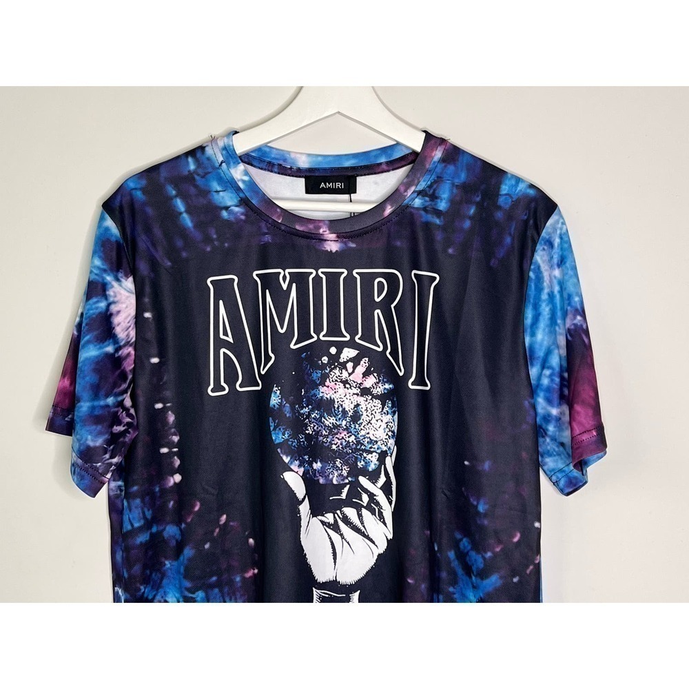 NWT AMIRI Crystal Ball Tie-Dye Short Sleeve T-shirt Men's Size Medium - Picture 3 of 8